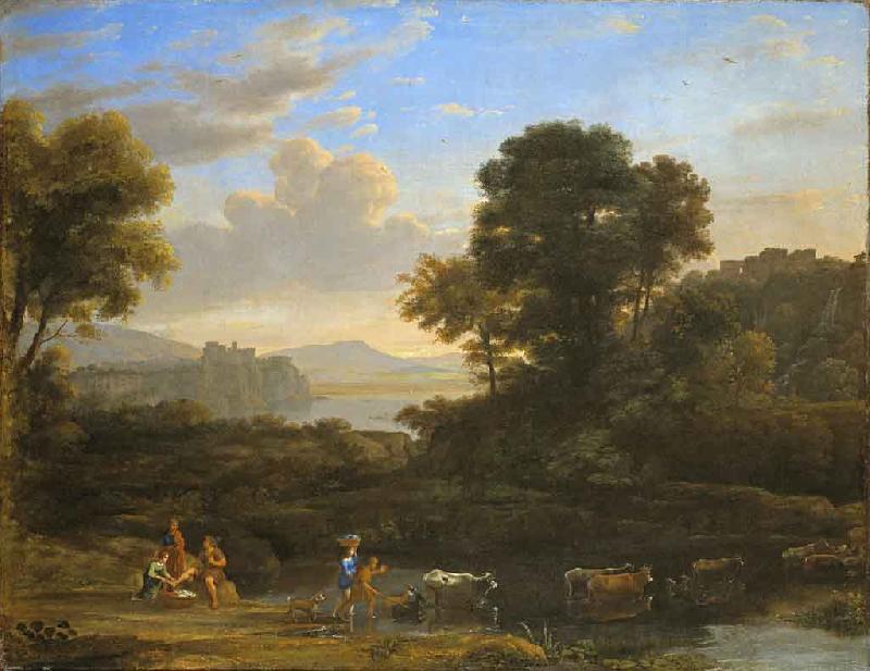 Claude Lorrain Pastoral Landscape oil painting image